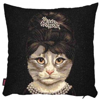 Kedili Yastık Kılıfı-53